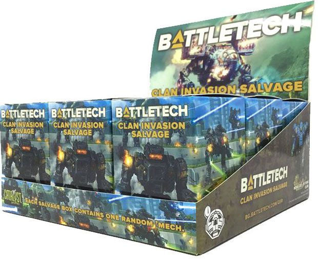 Battletech: Clan Invasion- Salvage Blind Box Display