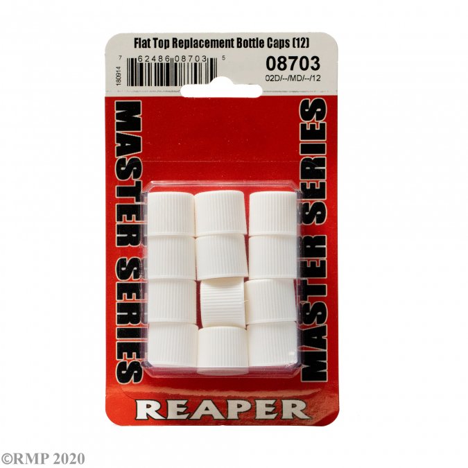 Master Series Flat Paint Caps (12)