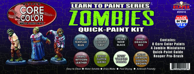 Learn to Paint Series: Zombies Quick-Paint Kit