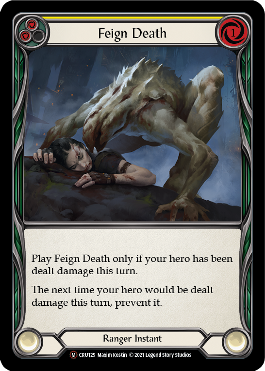 Feign Death (Rainbow Foil) [U-CRU125-RF] Unlimited Rainbow Foil