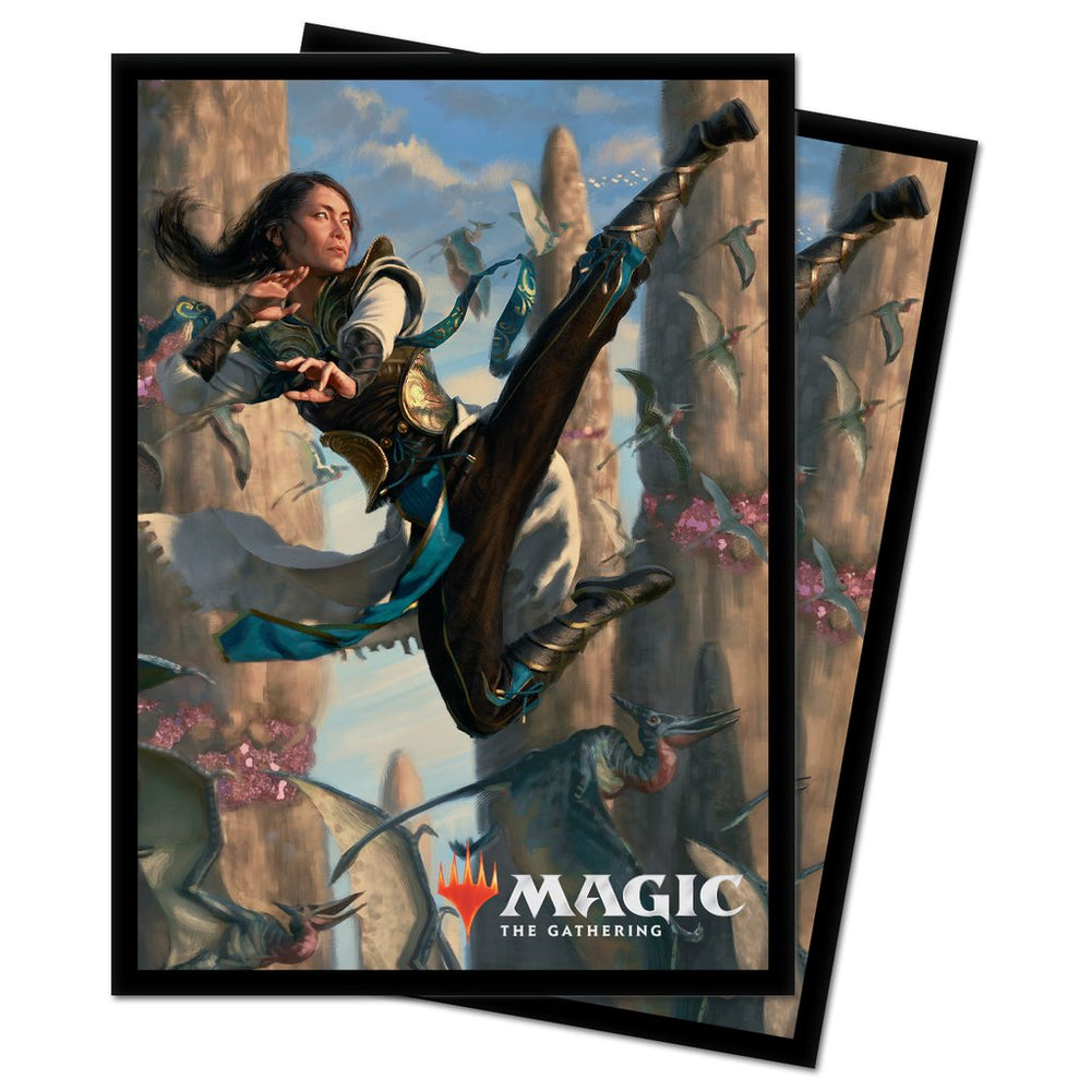 IKORIA: LAIR OF BEHEMOTHS "NARSET OF THE ANCIENT WAY" DECK PROTECTORS FOR MAGIC: THE GATHERING