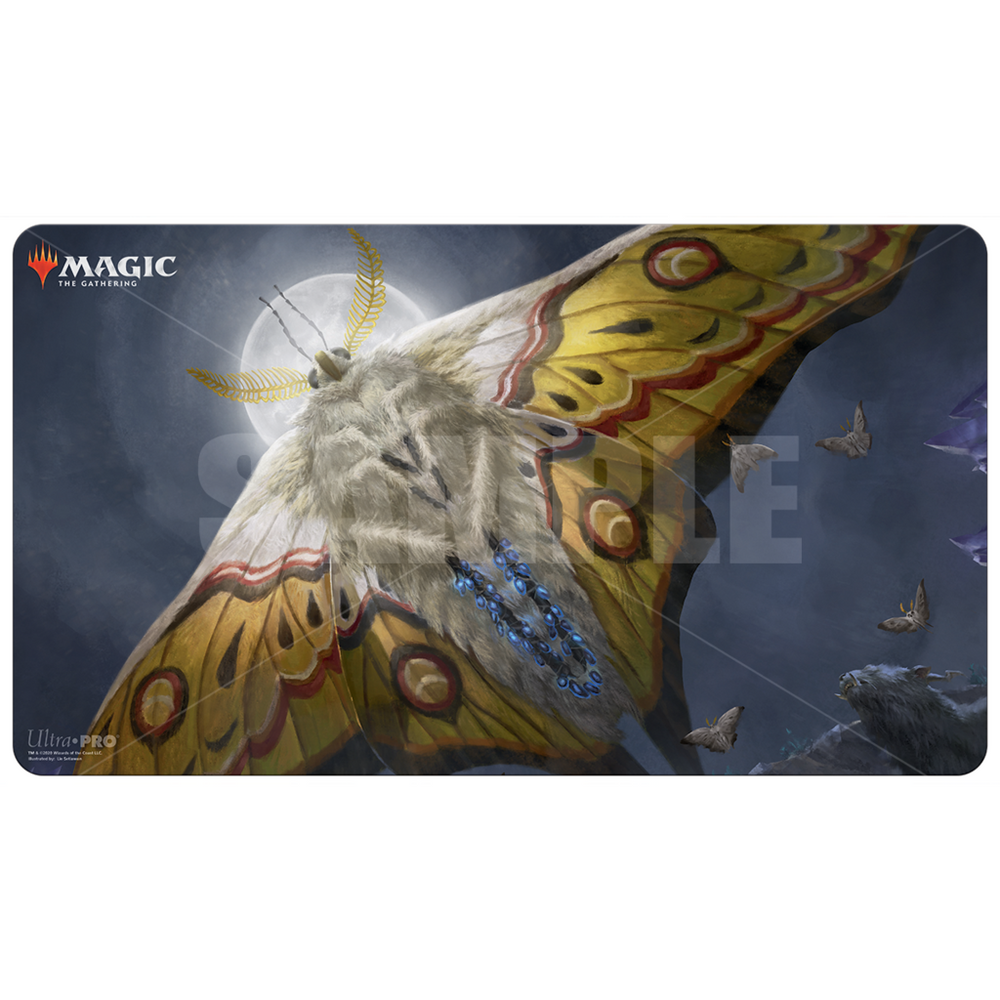 IKORIA: LAIR OF BEHEMOTHS "LUMINOUS BROODMOTH" PLAYMAT FOR MAGIC THE GATHERING