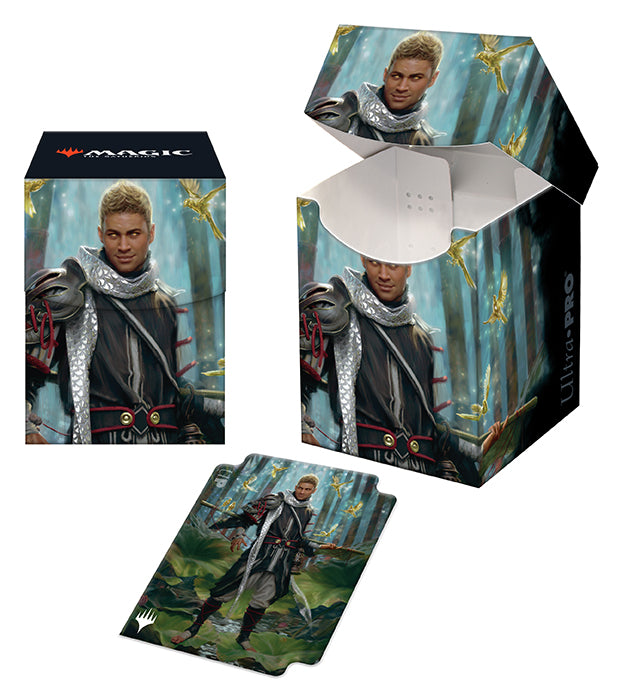 Adventures in the Forgotten Realms 100+ Deck Box V1 featuring Grand Master of Flowers for Magic: The Gathering