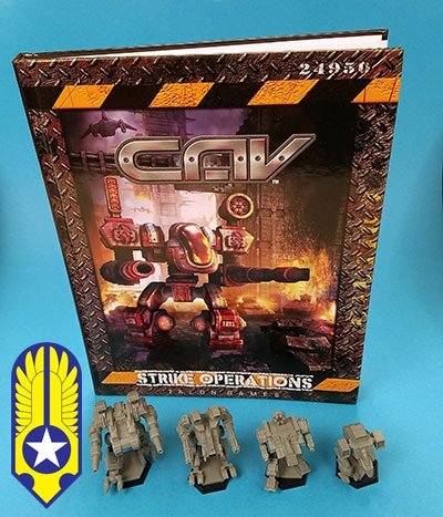 CAV: Strike Operations Hardcover Rulebook, Terran Bundle