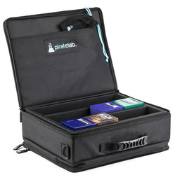 Black Large Card Case - 3-row Armor Tray + 8 Dividers