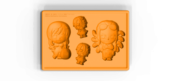 Silicone Tray - One Piece Nami & Robin with Sanji New World Ver