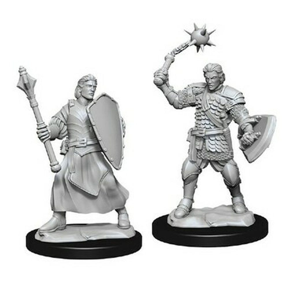 Critical Role Unpainted Miniatures: Human Clovis Concord Cleric Male