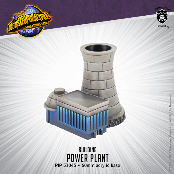 Power Plant – Monsterpocalypse Building (resin)