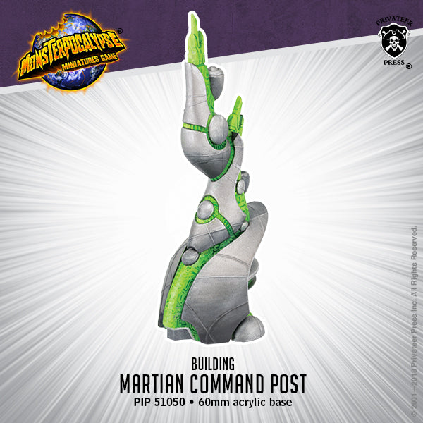 Martian Command Post – Monsterpocalypse Building (resin)