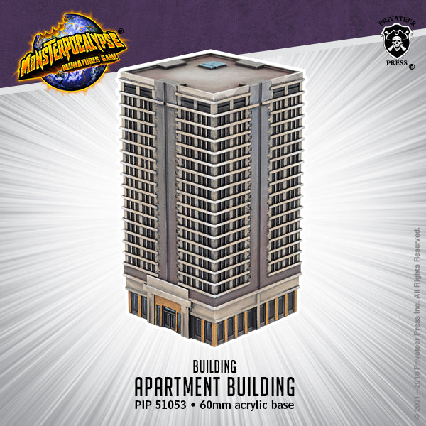 Apartment Building – Monsterpocalypse Building (resin)
