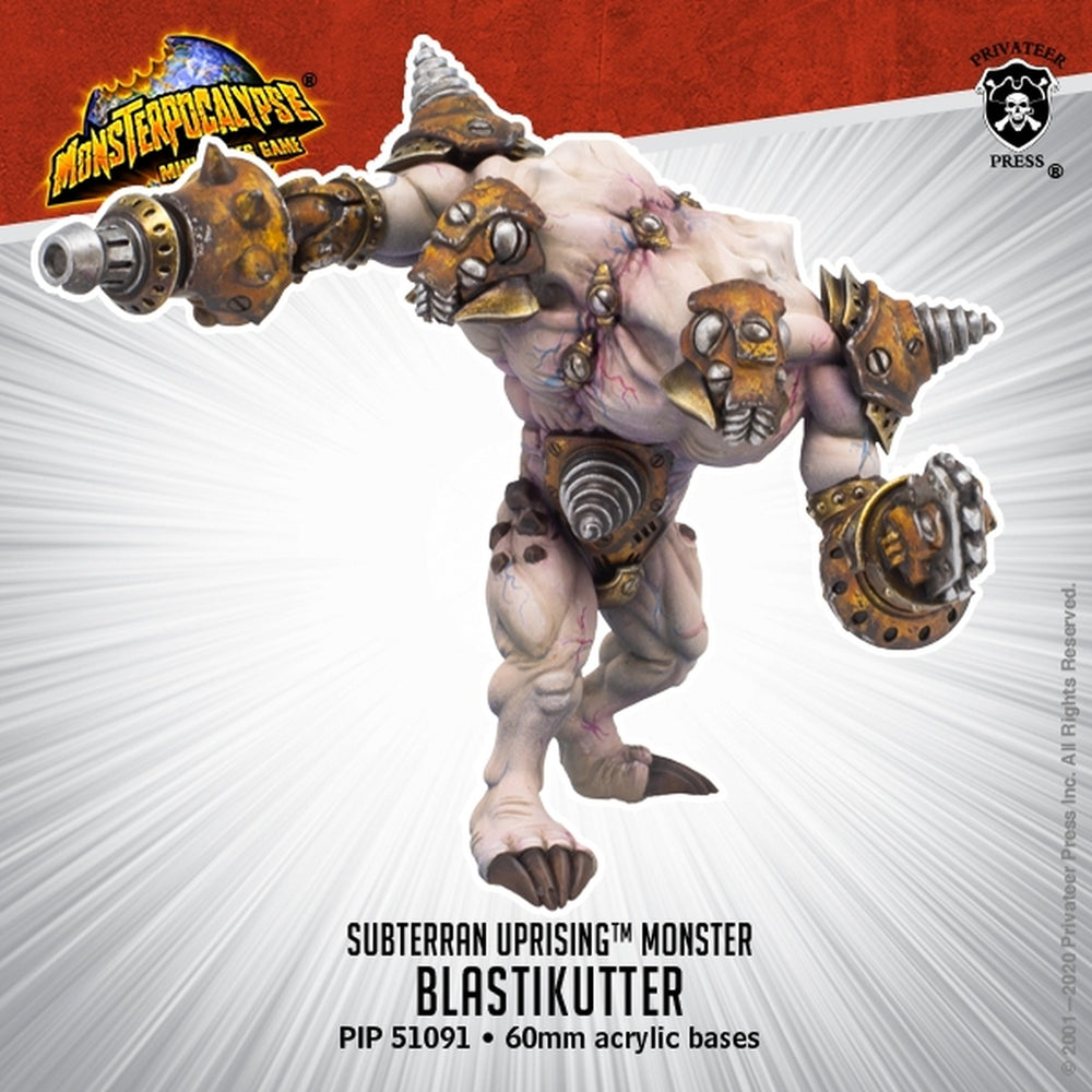 Monsterpocalypse Blastikutter Subterran Uprising Monster (metal/resin)