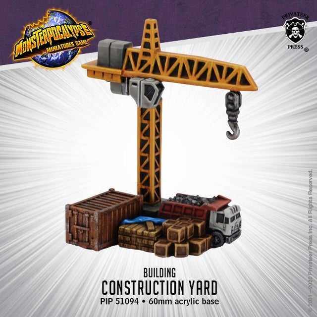 Monsterpocalypse Contruction Yard Building (metal/resin)