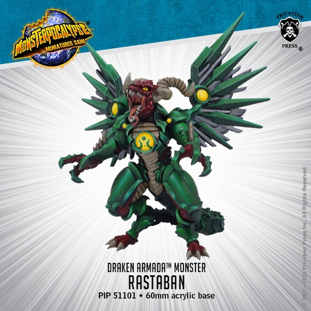 Monsterpocalypse Rastaban Draken Armada Monster