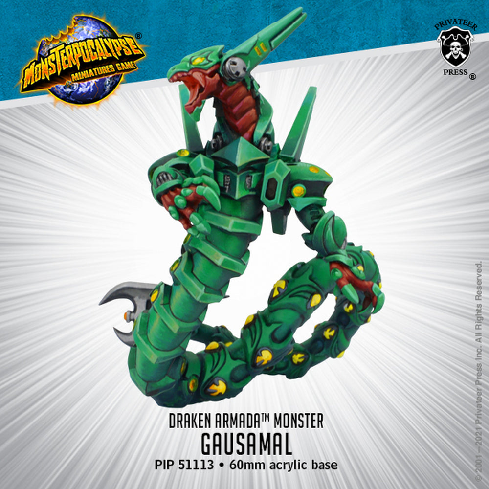 Monsterpocalypse Gausamal Draken Armada Monster