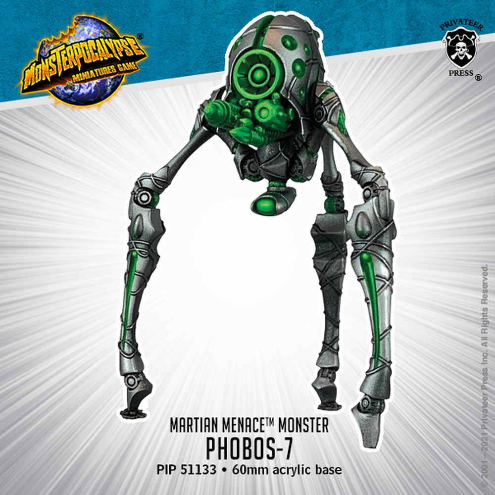 Monsterpocalypse Phobos 7 Martian Menace Monster