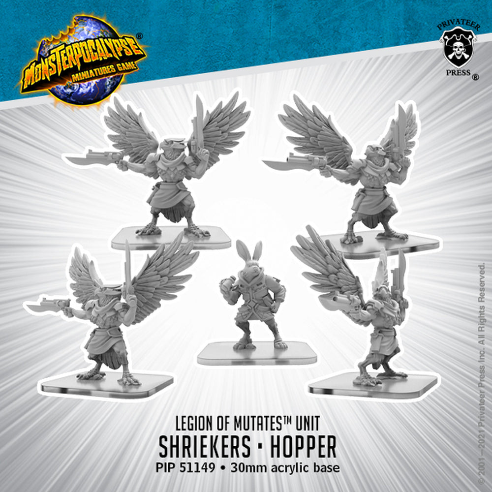 Monsterpocalypse Shriekers and Hopper Legion of Mutates Unit