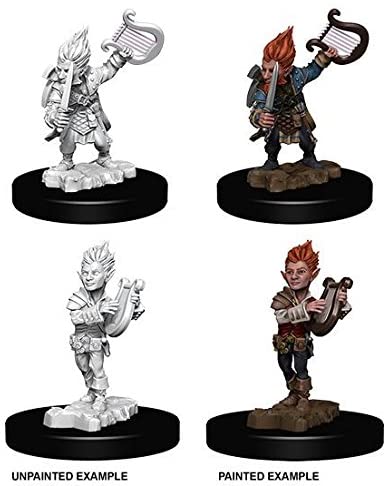 Pathfinder BattlesTM Deep CutsTM Unpainted Miniatures: Gnome Male Bard