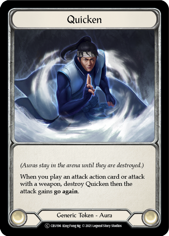 Quicken (Rainbow Foil) [U-CRU196-RF] Unlimited Rainbow Foil