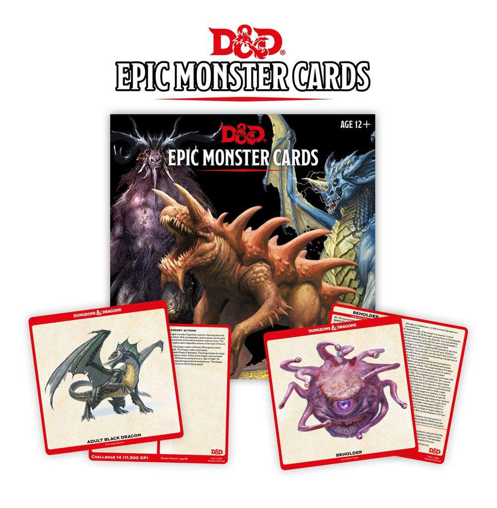 Dungeons and Dragons RPG: Epic Monster Cards