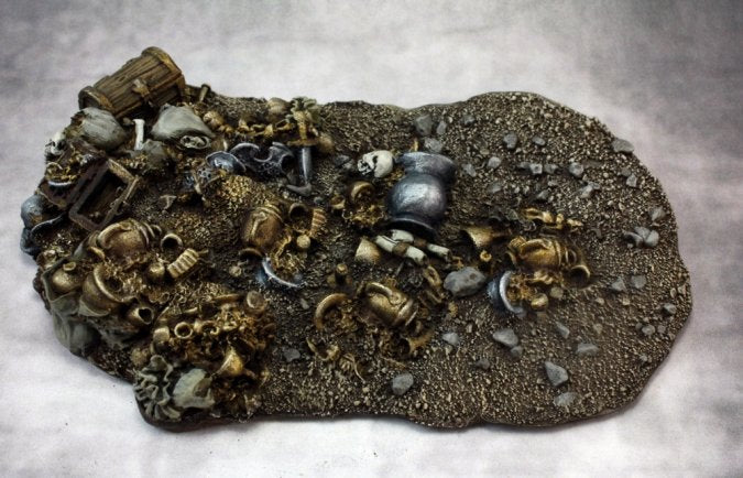 Treasure Hoard Vignette Base(resin base)