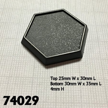1inch Hex Plastic Gaming Base (20)