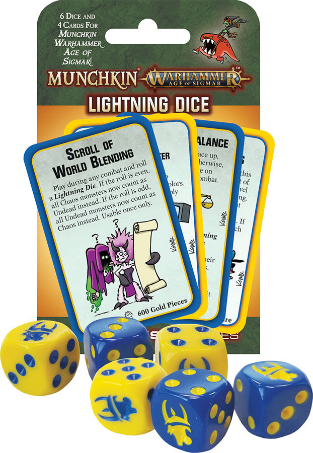 Munchkin: Munchkin Warhammer Age of Sigmar - Lightning Dice