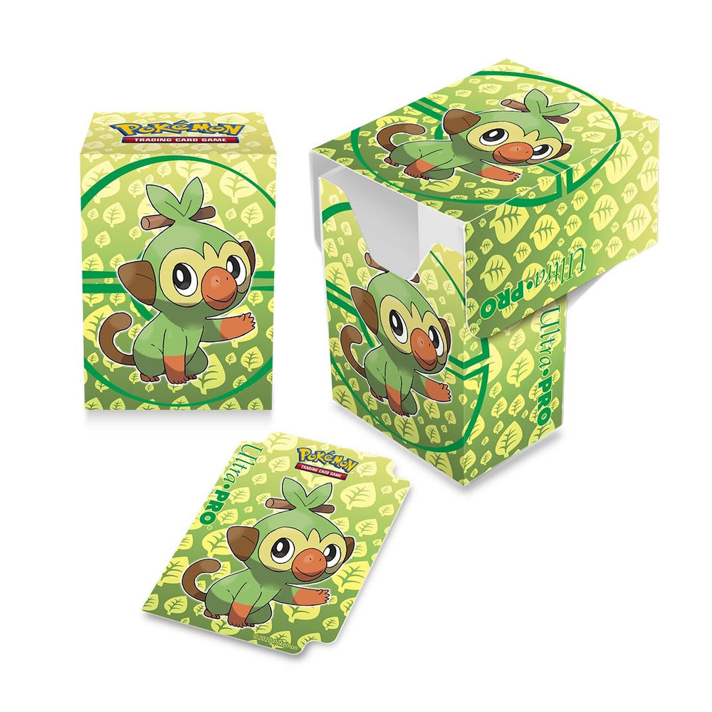 Pokemon: Sword & Shield Galar Starters Grookey Full View Deck Box
