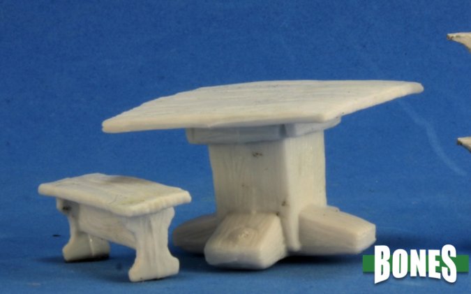Table and Benches