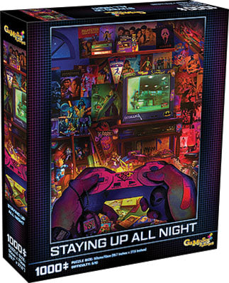Staying Up All Night 1000 Piece Puzzle