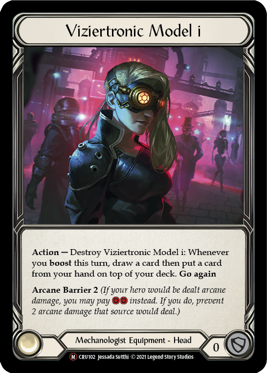 Viziertronic Model i (Rainbow Foil) [U-CRU102-RF] Unlimited Rainbow Foil