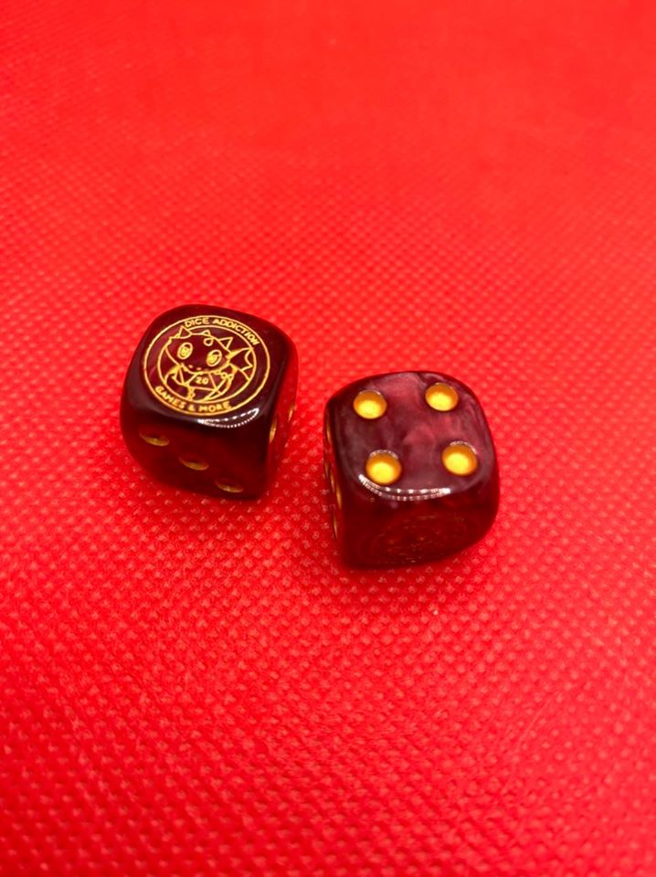 Dice Addiction: Tank's Hoard pair of D6