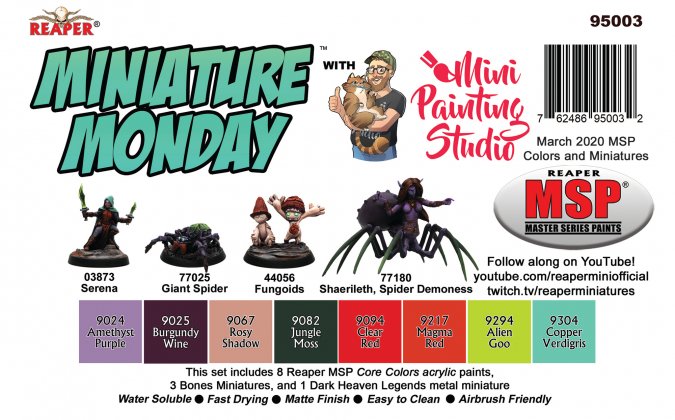 Miniature Monday: March 2020 Set