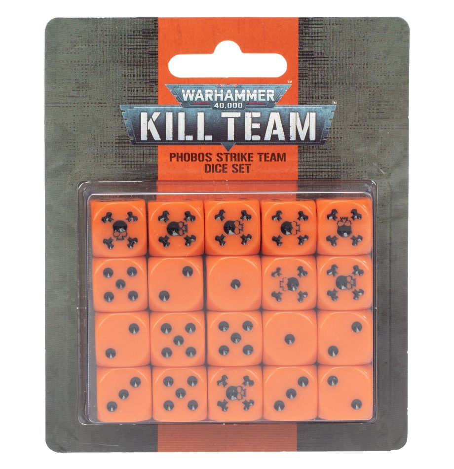 Warhammer 40,000 Kill Team: Phobos Strike Team Dice Set