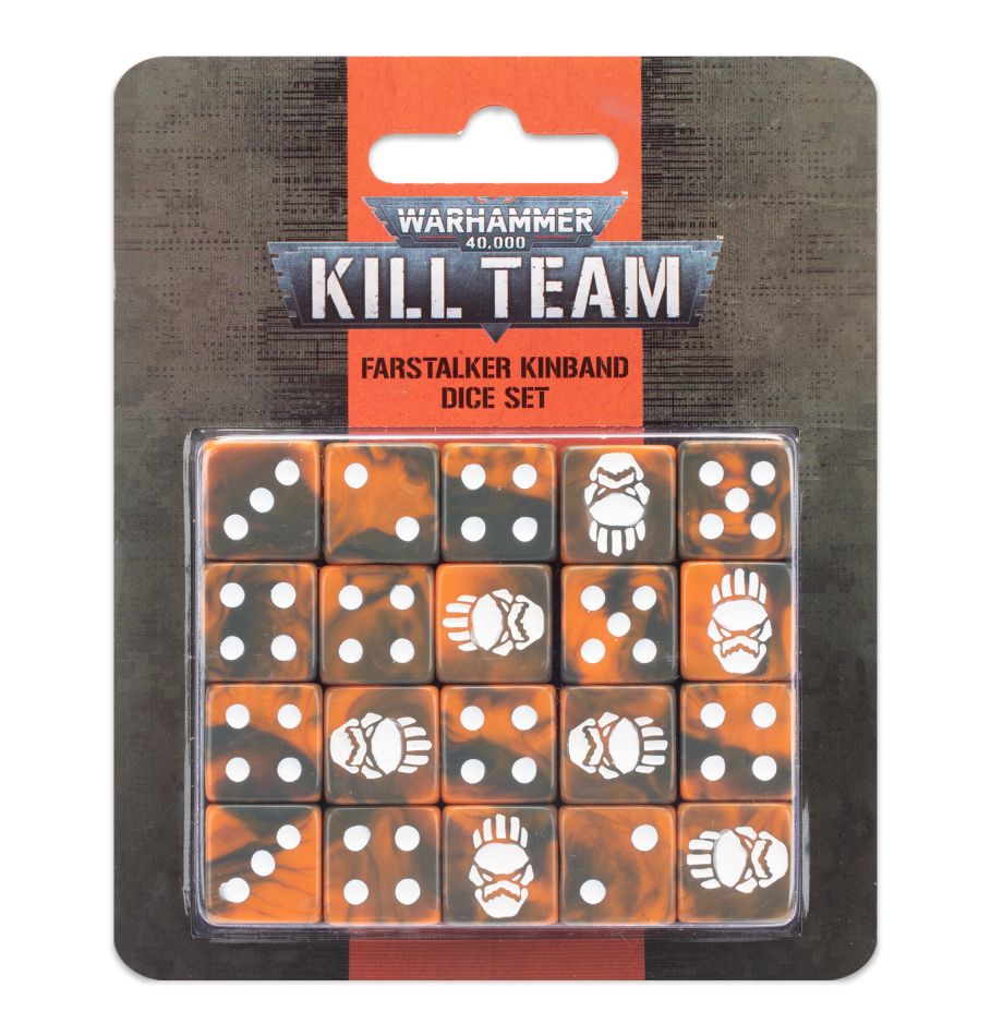 Warhammer 40,000 Kill Team: Farstalker Kinband Dice Set