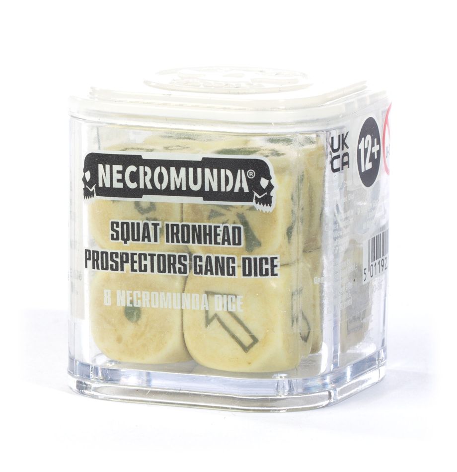 NECROMUNDA: Ironhead Squat Prospectors Gang Dice Set