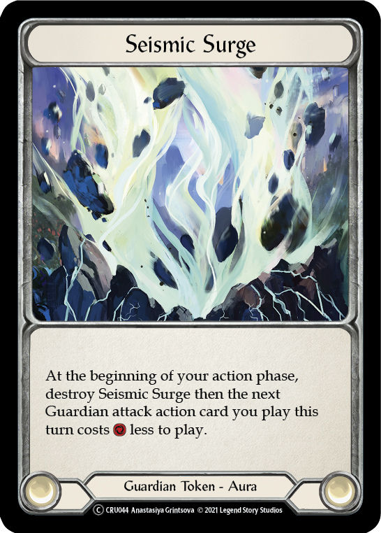 Seismic Surge (Rainbow Foil) [U-CRU044-RF] Unlimited Rainbow Foil