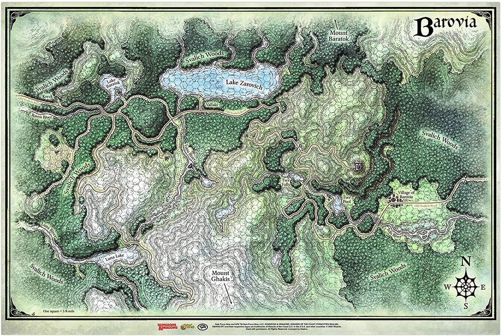 Dungeons and Dragons RPG: Curse of Strahd - Map Set