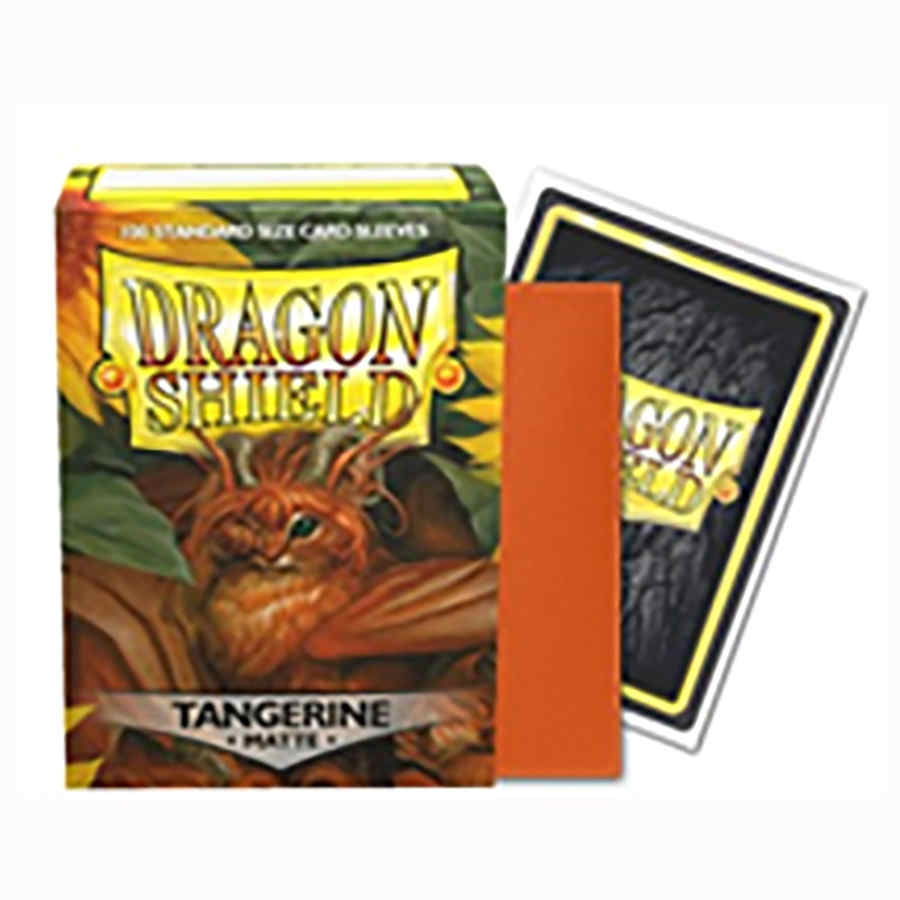 Dragon Shields: (100) Matte Tangerine