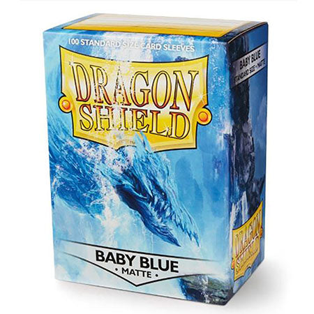 Dragon Shields: (100) Matte Baby Blue