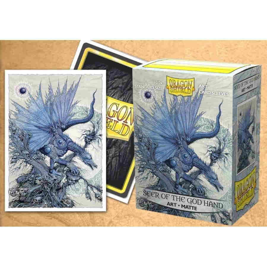 Dragon Shields: (100) Matte Art - Seer of the God Hand