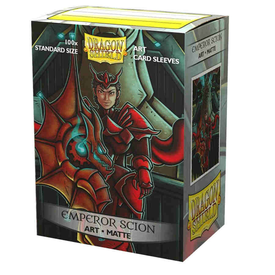 Dragon Shields: (100) Matte Art Sleeves - Emperor Scion Portrait
