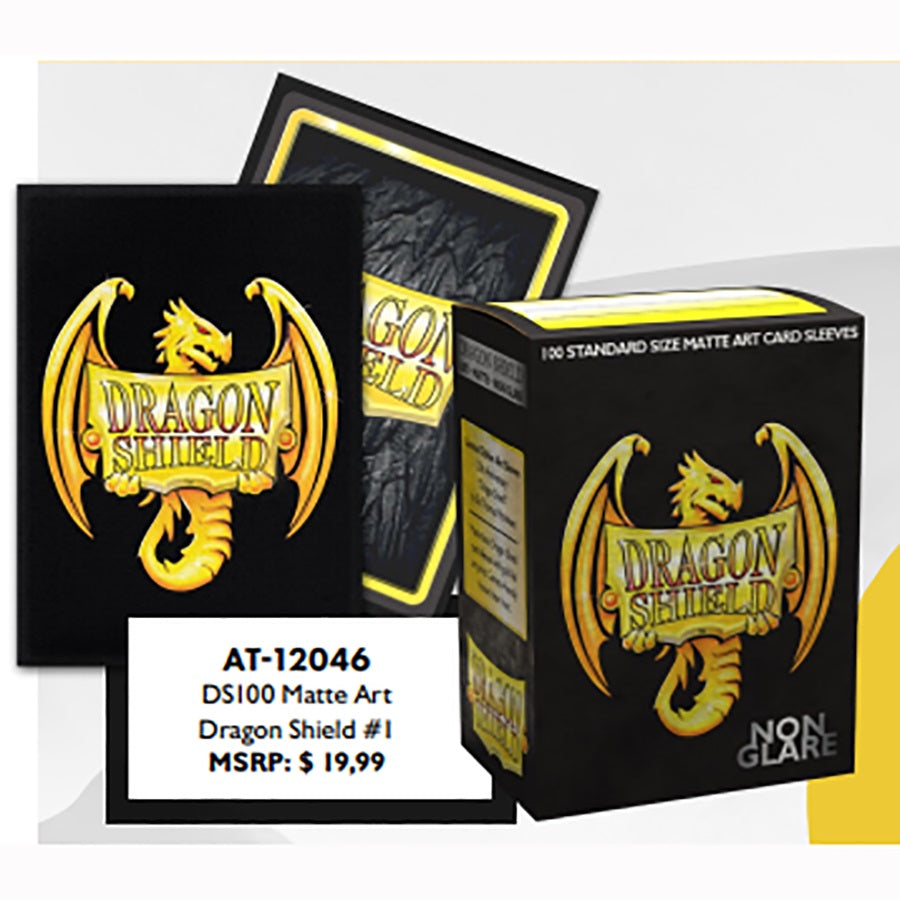 Dragon Shields: (100) Non-Glare Matte Art Dragon Shield Anniversary