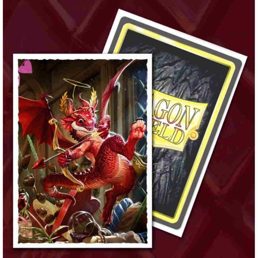 Dragon Shields: (100) Matte Art - Valentine Dragon