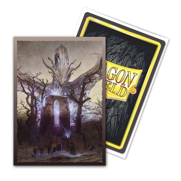 Dragon Shields: (100) Brushed Art Sleeves - Abbey in the Oakwood