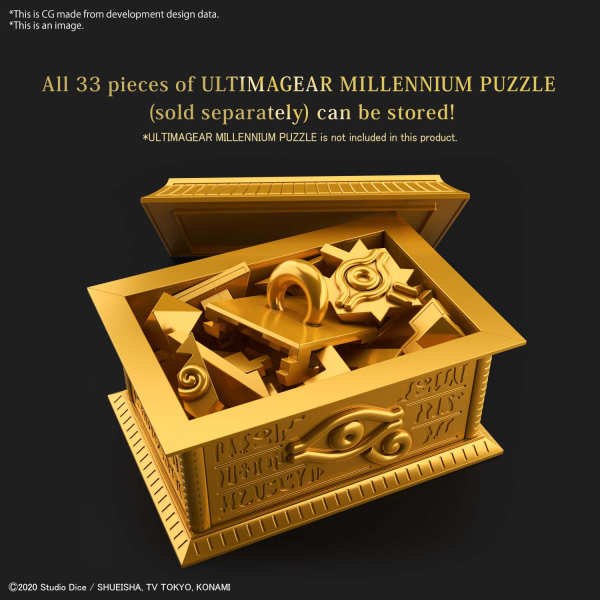 GOLD SARCOPHAGUS for ULTIMAGEAR MILLENNIUM PUZZLE