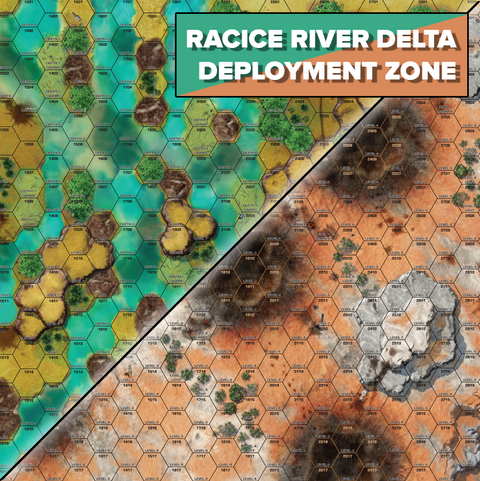 BATTLETECH: BATTLEMAT (RACICE RIVER DELTA/DEPLOYMENT ZONE)