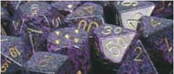 7CT SPECKLED POLY HURRICANE DICE SET