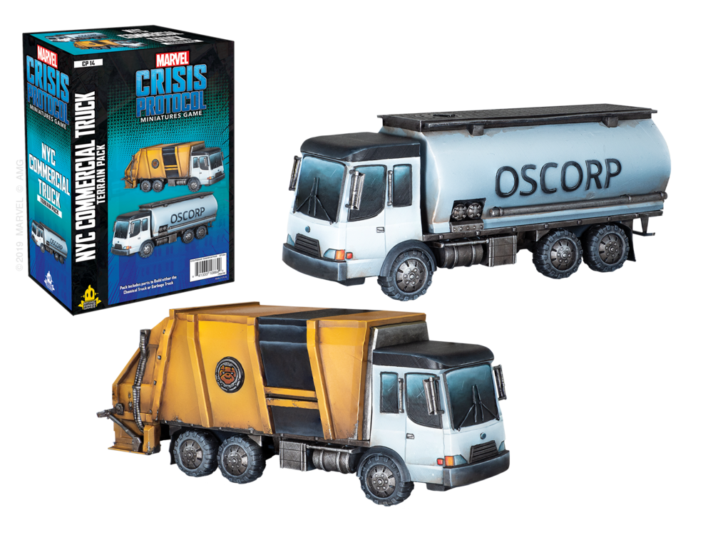 Marvel: Crisis Protocol - NYC Commercial Truck Terrain Pack