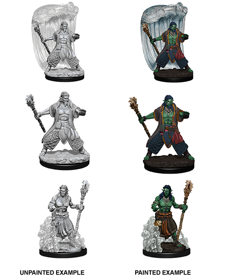 D&D® Nolzur's Marvelous Miniatures: Water Genasi Male Druid