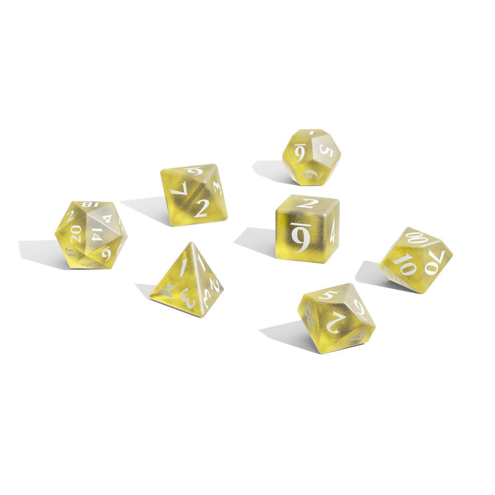 Eclipse Acrylic RPG Dice Set (11ct) Lemon Yellow